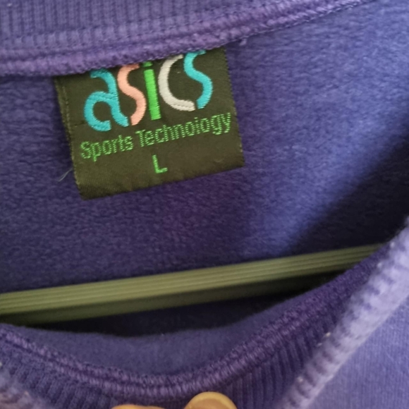 Vintage 80s Asics sweater Size large UnisexSmall - Picture 3 of 4